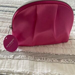 Ulta Beauty Pink Cosmetic Bag with new products